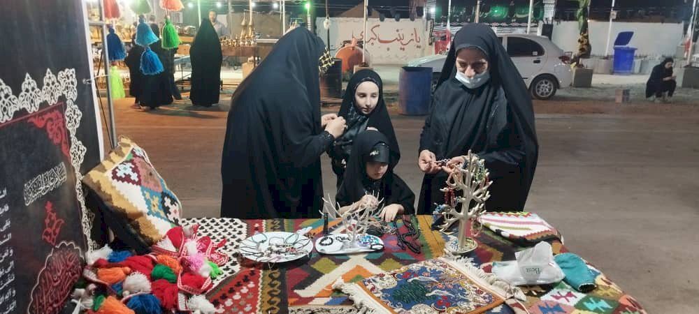 برپایی نمایشگاه صنایع دستی در مرز شلمچه و چذابه